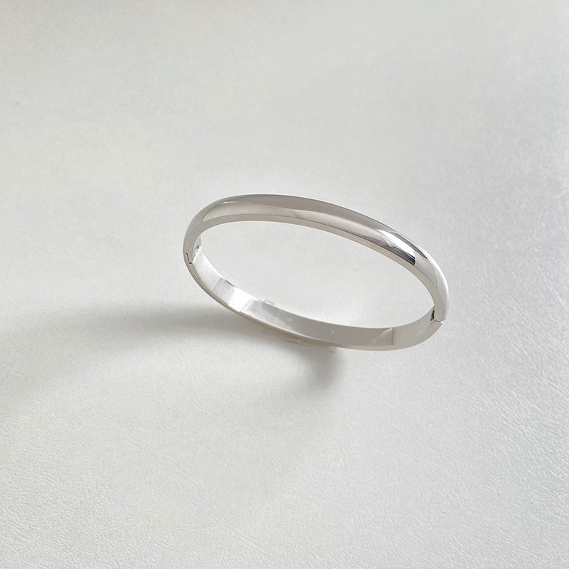Retro Minimalistic Buckle Simple Bracelet Gold Bracelet - FASHIONKULTUR