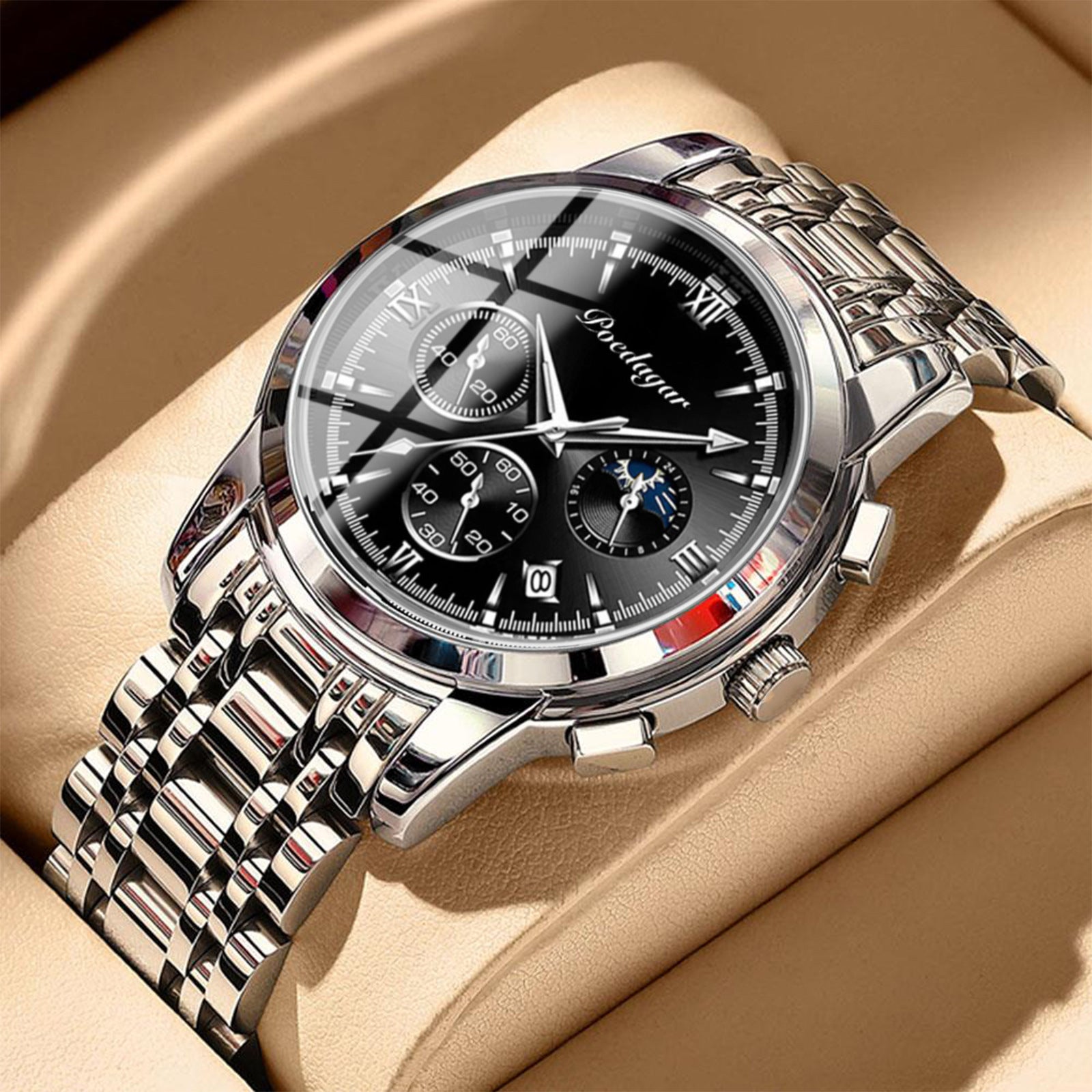 Multifunctional Men's Watch Luminous Waterproof Quartz Wrist Watch - FASHIONKULTUR