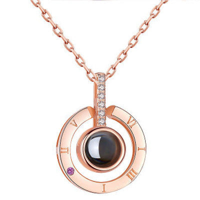 Hot Valentine's Day Gifts Metal Rose Jewelry Gift Box Necklace For Wedding Girlfriend Necklace Gifts - FASHIONKULTUR