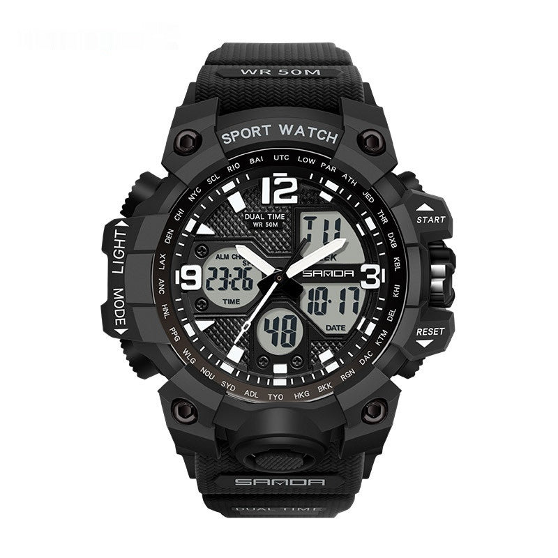 Electronic Youth Student Fashion Trend Cool Men's Watch - FASHIONKULTUR