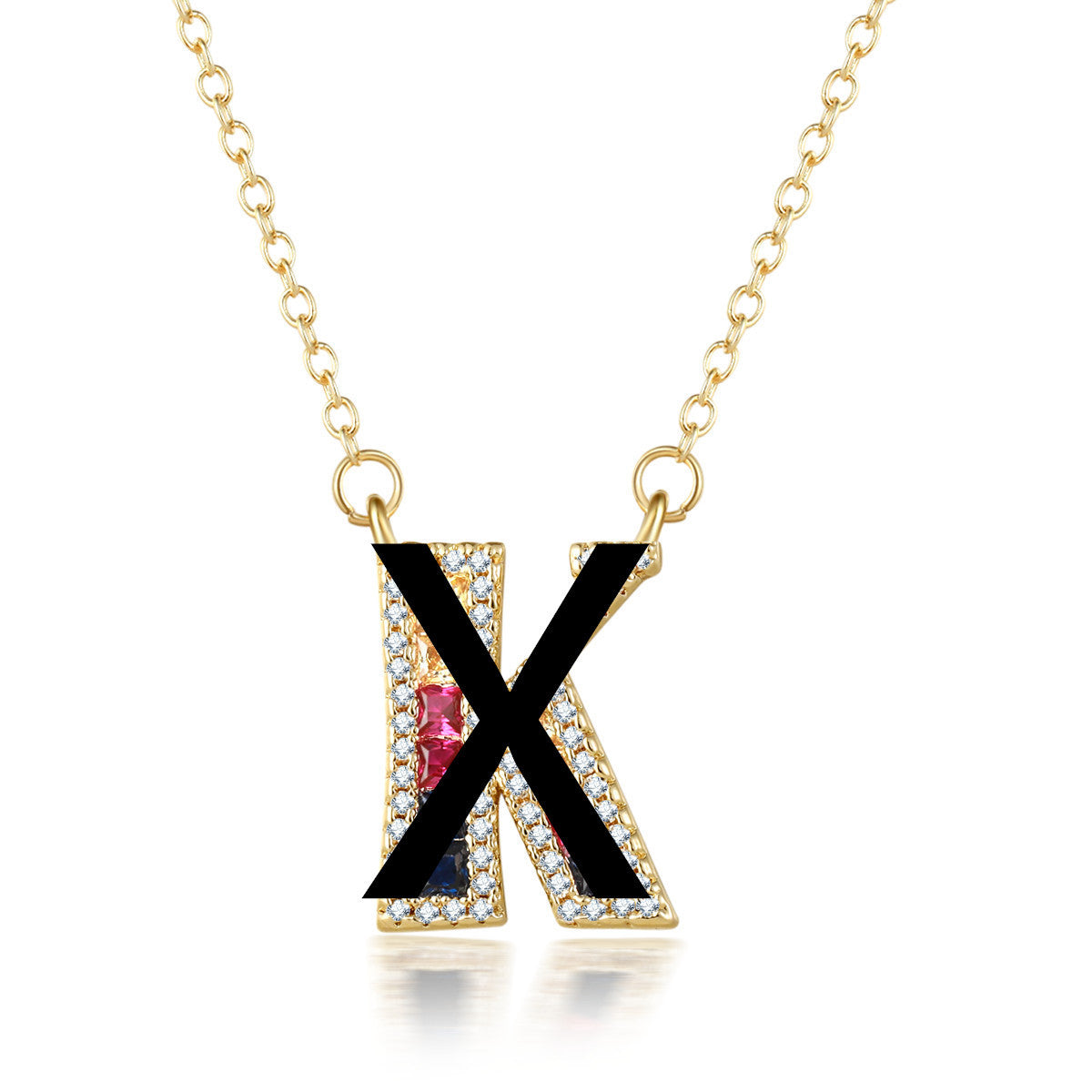 26 letters pendant necklace - FASHIONKULTUR