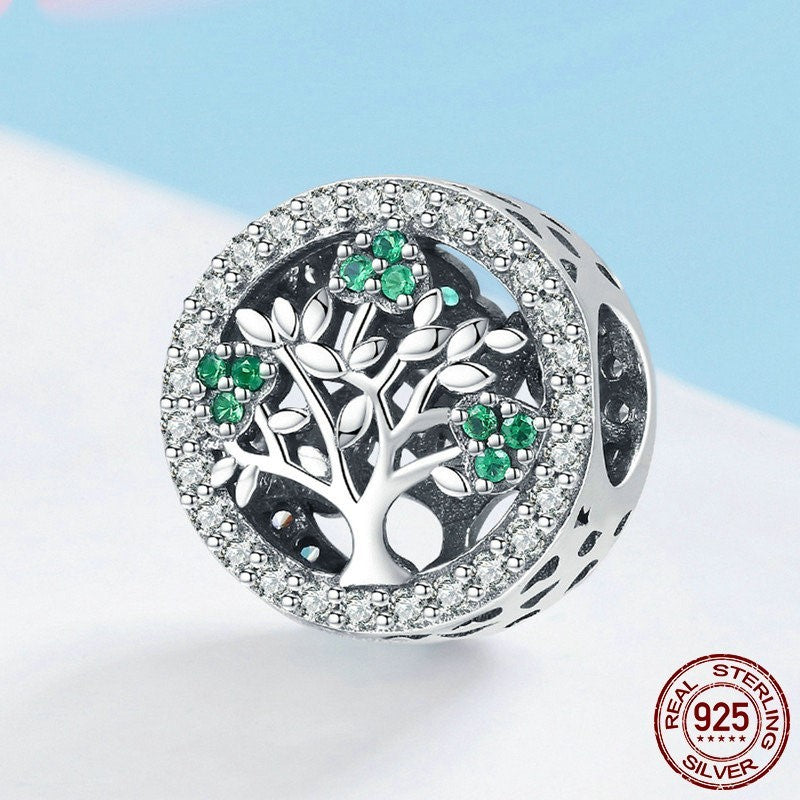 Life Tree S925 Sterling Silver Beaded Accessories - FASHIONKULTUR