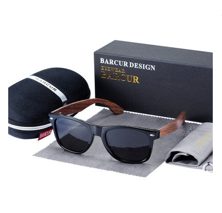 Wooden sunglasses polarized sunglasses men's glasses - FASHIONKULTUR
