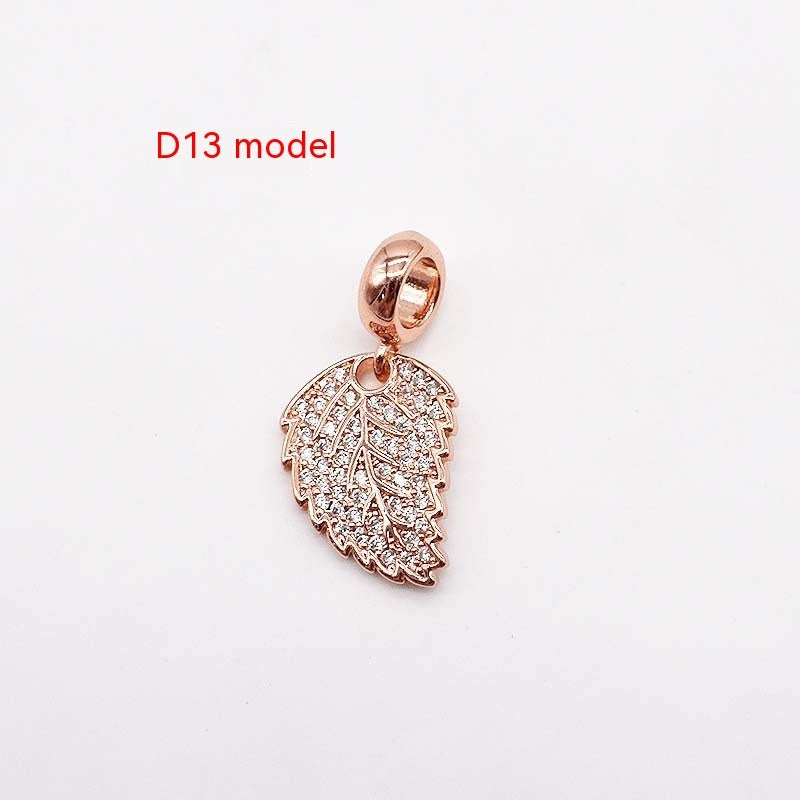 Copper Plating 14K Gold Large Hole Spacer Bead Can String Leather Rope Bracelet Pendant - FASHIONKULTUR