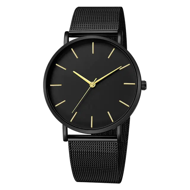 Ultra-Thin Magnetic Mesh Sport Watch - FASHIONKULTUR