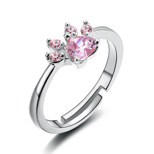 New Cat Bear Dog Paw Ring for Women Jewelry Sets - FASHIONKULTUR
