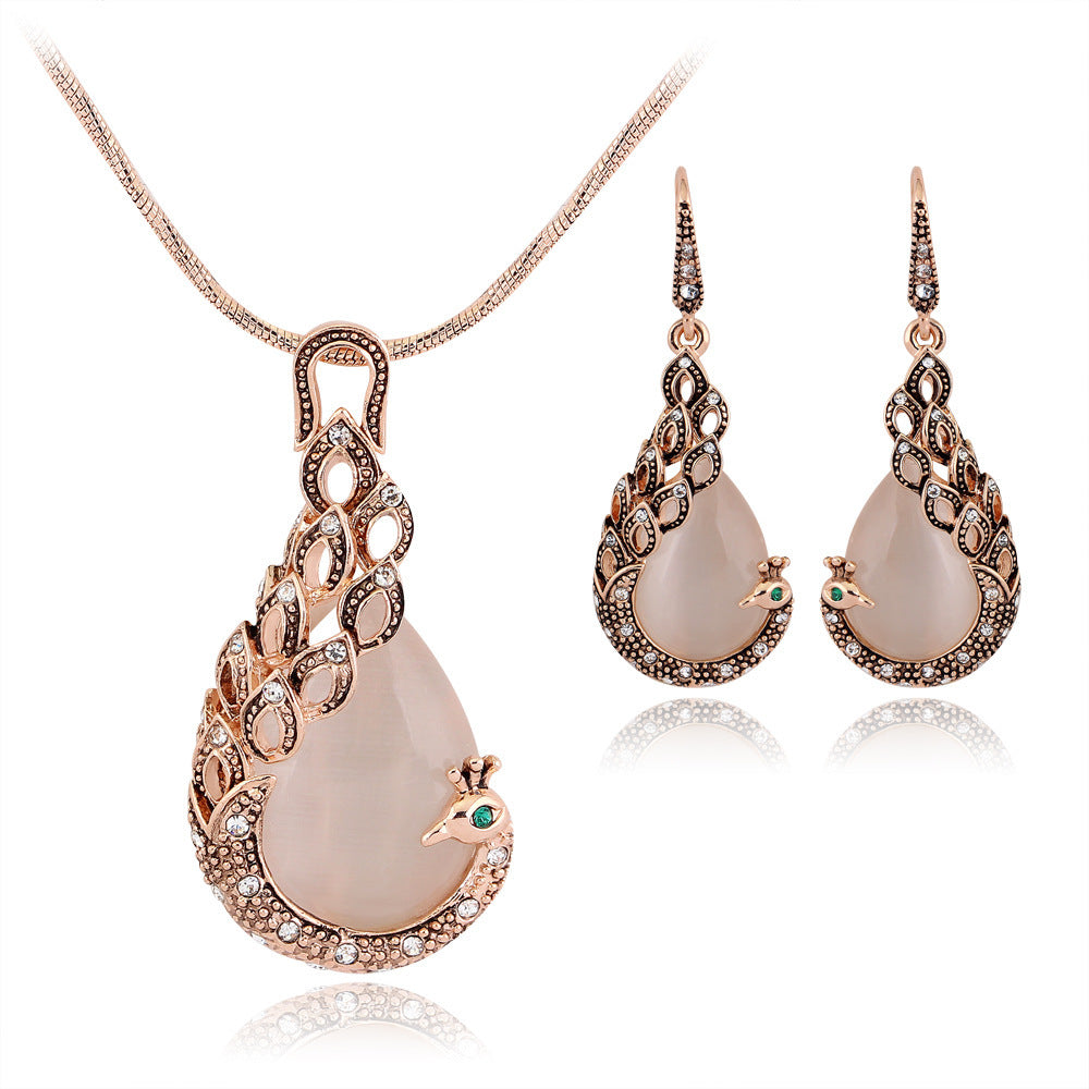 Peacock Jewelry Set - FASHIONKULTUR