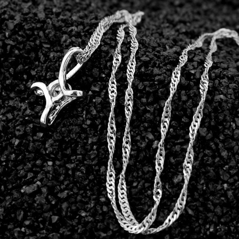 Feminine zircon pendant necklace - FASHIONKULTUR