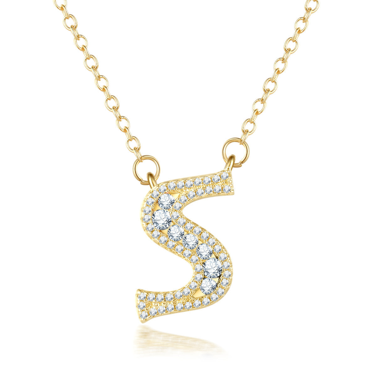 26 letters pendant necklace - FASHIONKULTUR