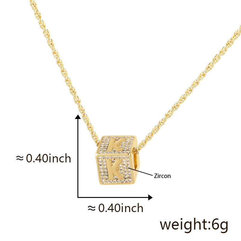 Fashion 26 English Letter Necklace Pendant - FASHIONKULTUR
