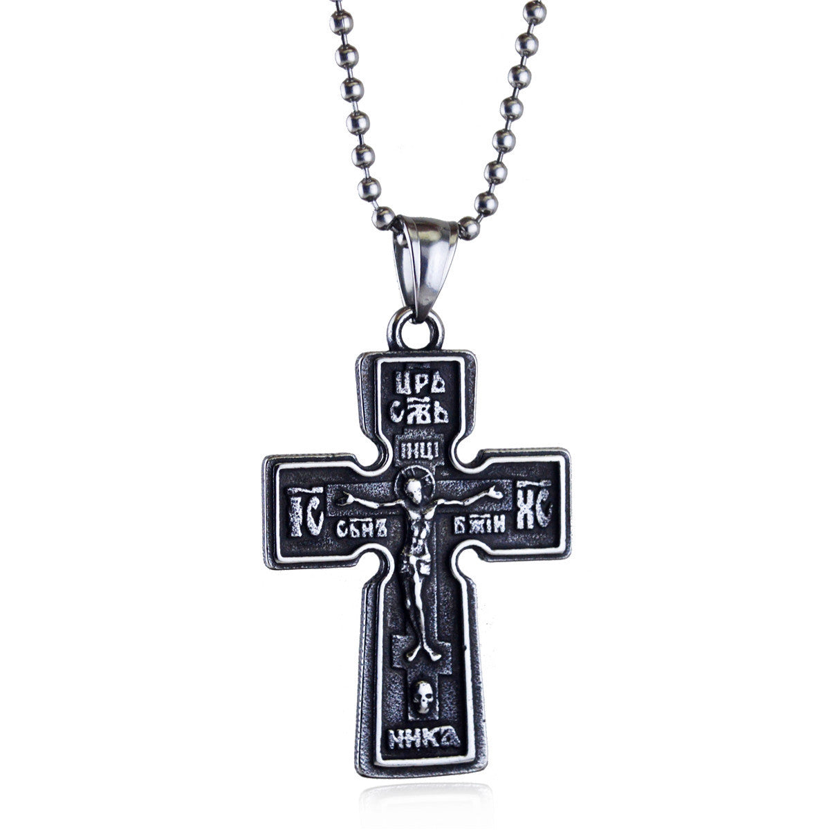 New Vintage Cross Stainless Steel Pendant - FASHIONKULTUR