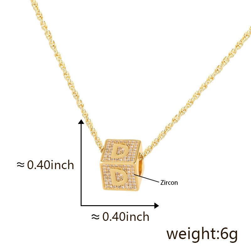 Fashion 26 English Letter Necklace Pendant - FASHIONKULTUR