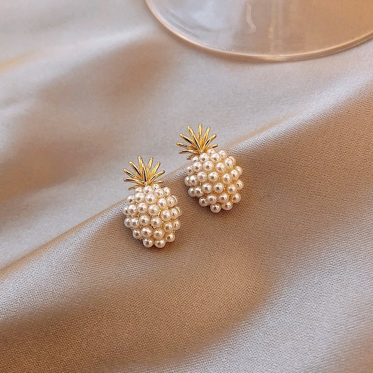 Pineapple Starfish Pearl Earrings - FASHIONKULTUR