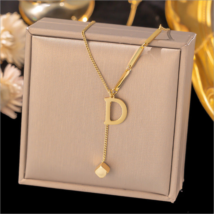 Titanium Steel No Fading Simple Gold Necklace - FASHIONKULTUR