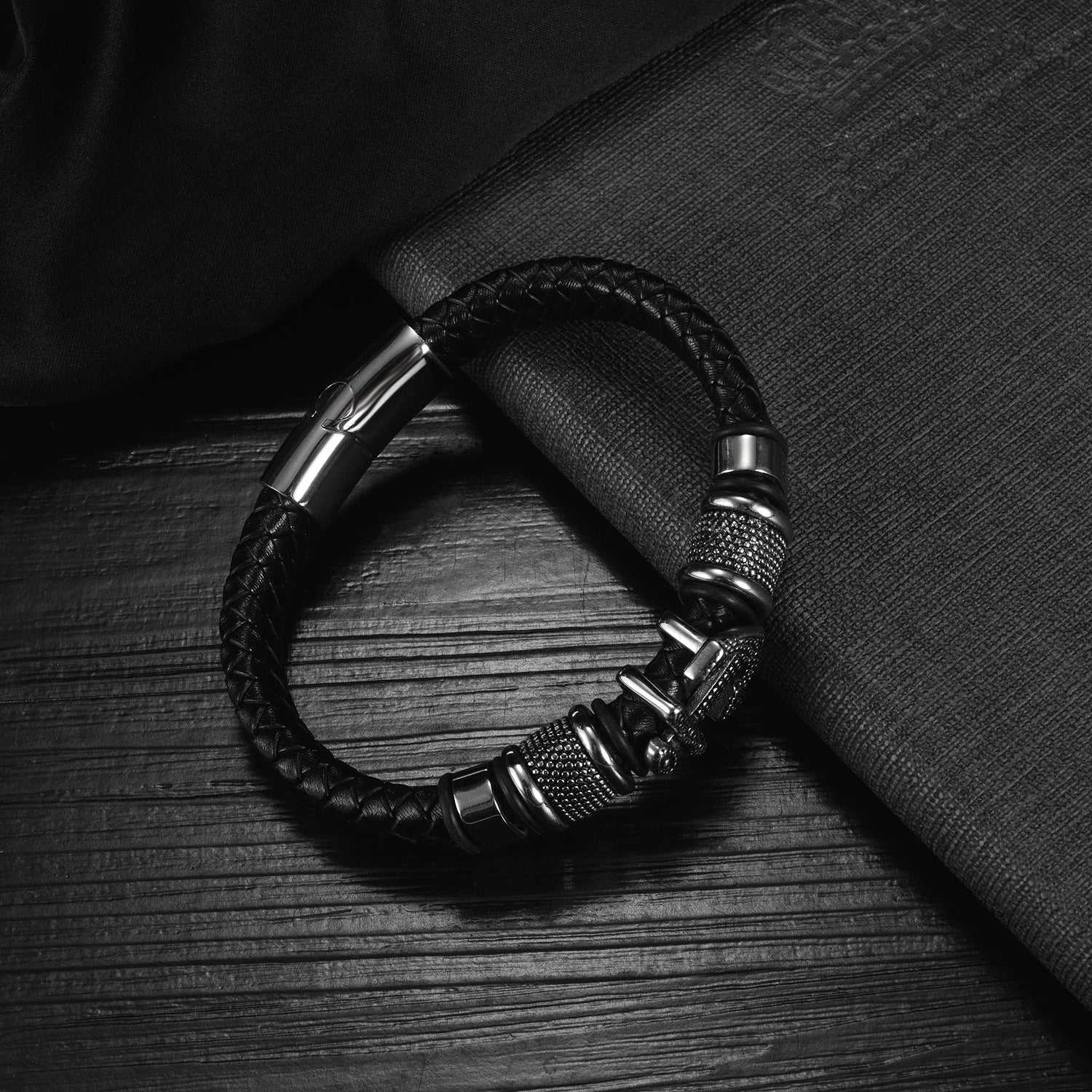 New Retro Woven Leather Bracelet In Europe And America - FASHIONKULTUR