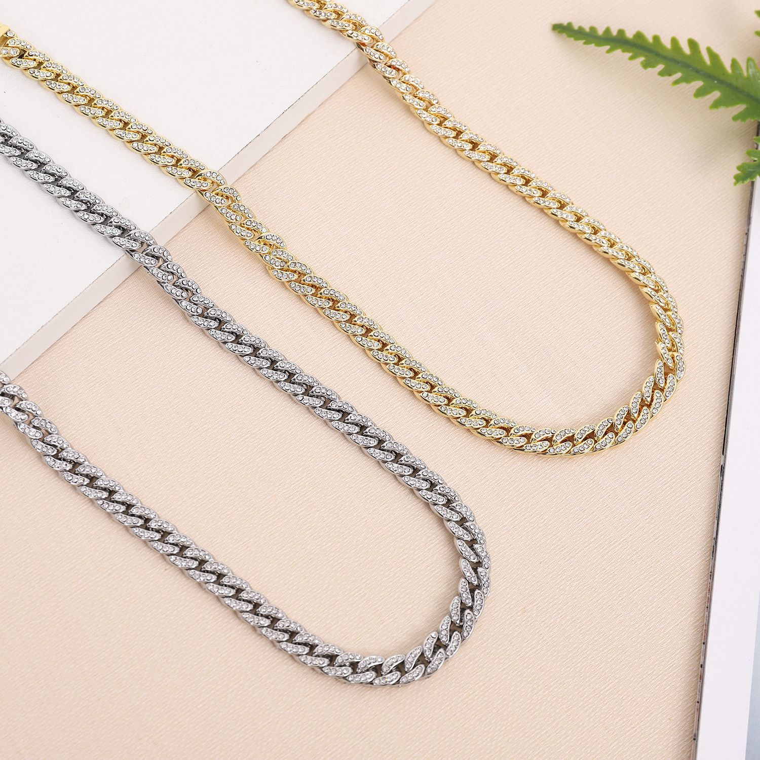 Simple Alloy Chain Men's And Women's Necklaces Hip Hop - FASHIONKULTUR