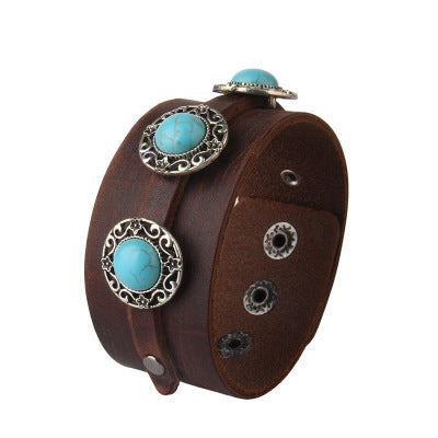 Multi-layer vintage cowhide rope - FASHIONKULTUR