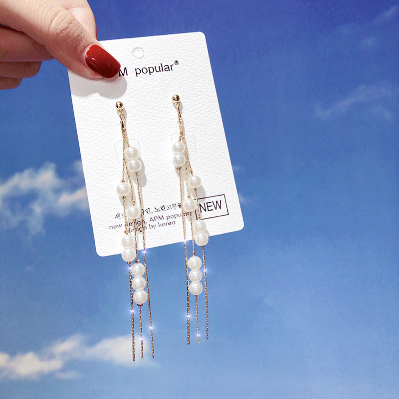Exaggerated earrings web celebrity stud - FASHIONKULTUR