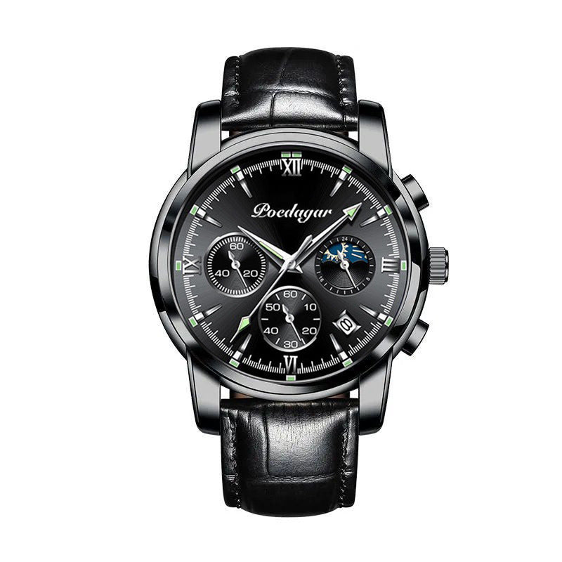 Multifunctional Men's Watch Luminous Waterproof Quartz Wrist Watch - FASHIONKULTUR