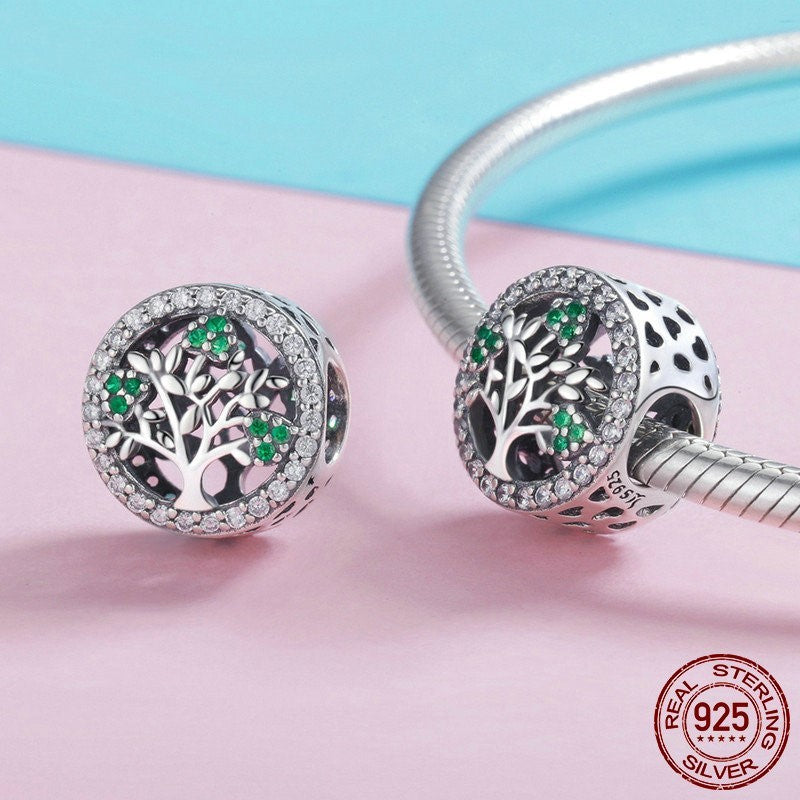 Life Tree S925 Sterling Silver Beaded Accessories - FASHIONKULTUR