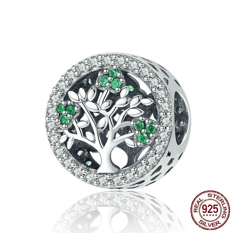 Life Tree S925 Sterling Silver Beaded Accessories - FASHIONKULTUR