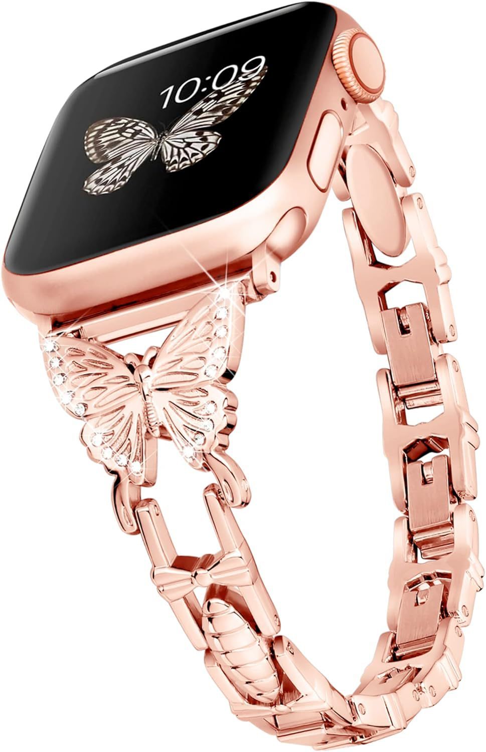 Watch Band Diamond Small Butterfly - FASHIONKULTUR