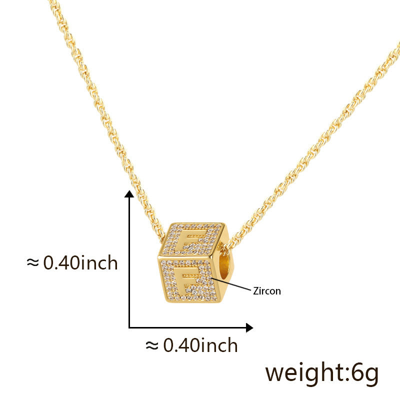 Fashion 26 English Letter Necklace Pendant - FASHIONKULTUR