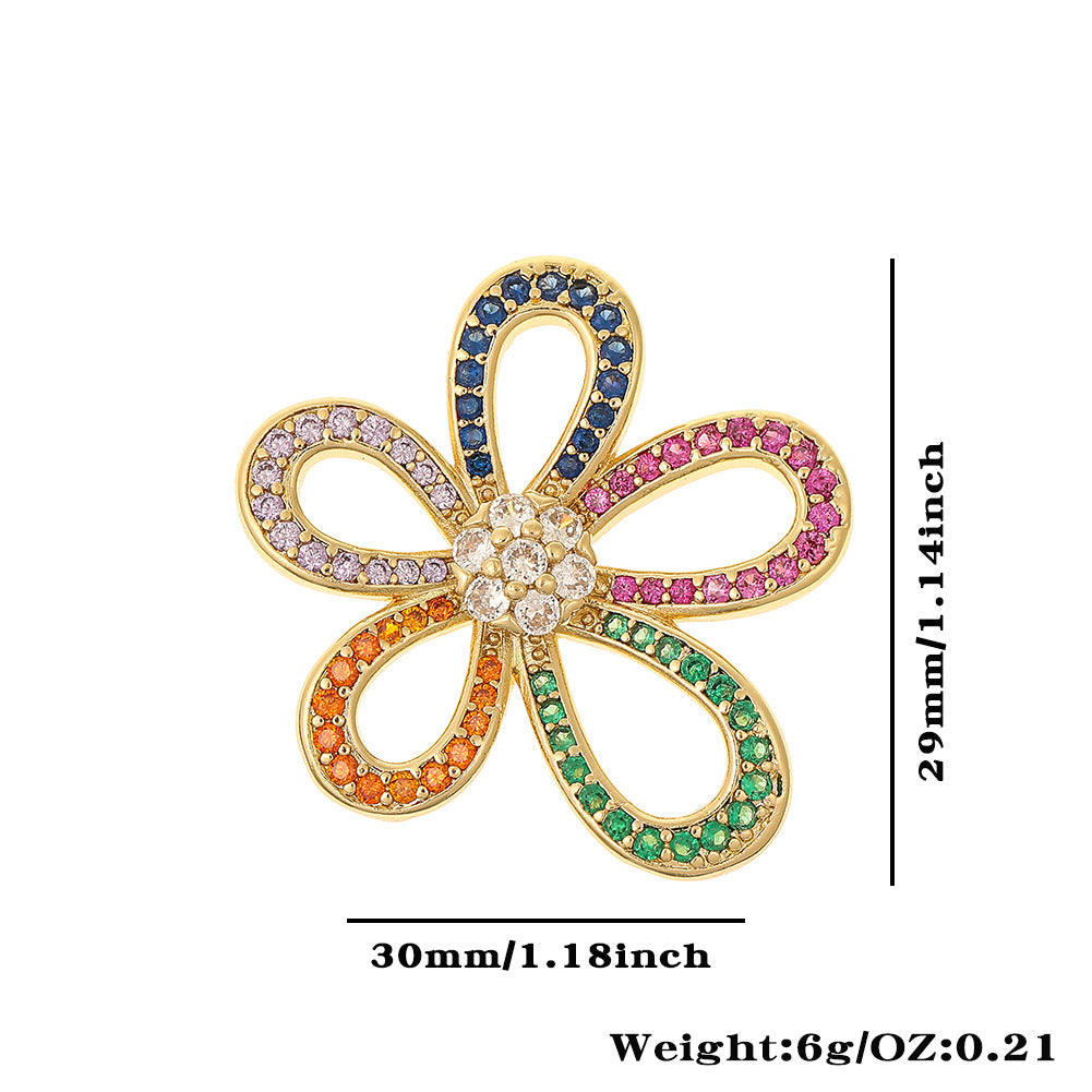 Colorful Zircon Light Luxury Tree Of Life Pendant - FASHIONKULTUR