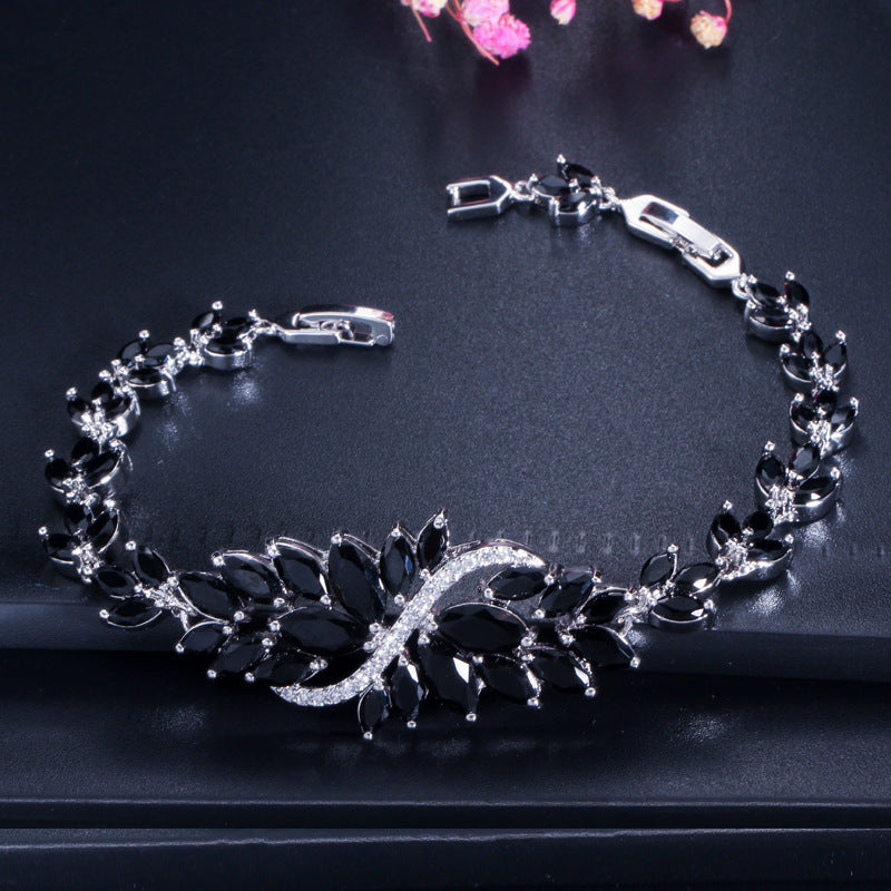 Women's Bingling Flower Zircon Bracelet Jewelry - FASHIONKULTUR