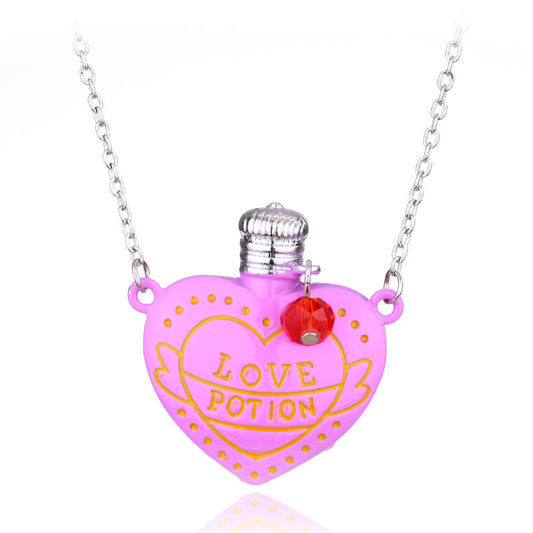 Fashion Necklace Love Poison Love Pill Bottle Pendant Valentines Day Gift - FASHIONKULTUR