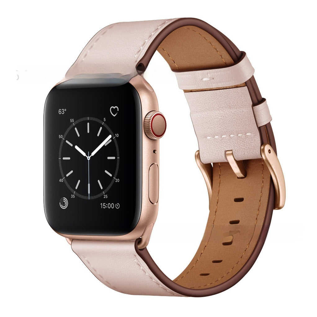 Classic Top Layer Leather Smart Watch Band - FASHIONKULTUR