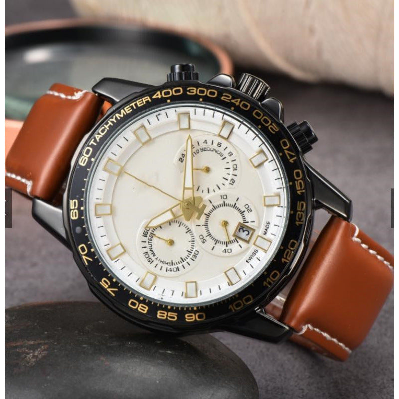 Men's Day Six-pin Full-function Quartz Watch - FASHIONKULTUR
