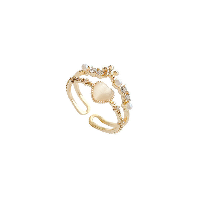 Niche High Design Opal Ring - FASHIONKULTUR