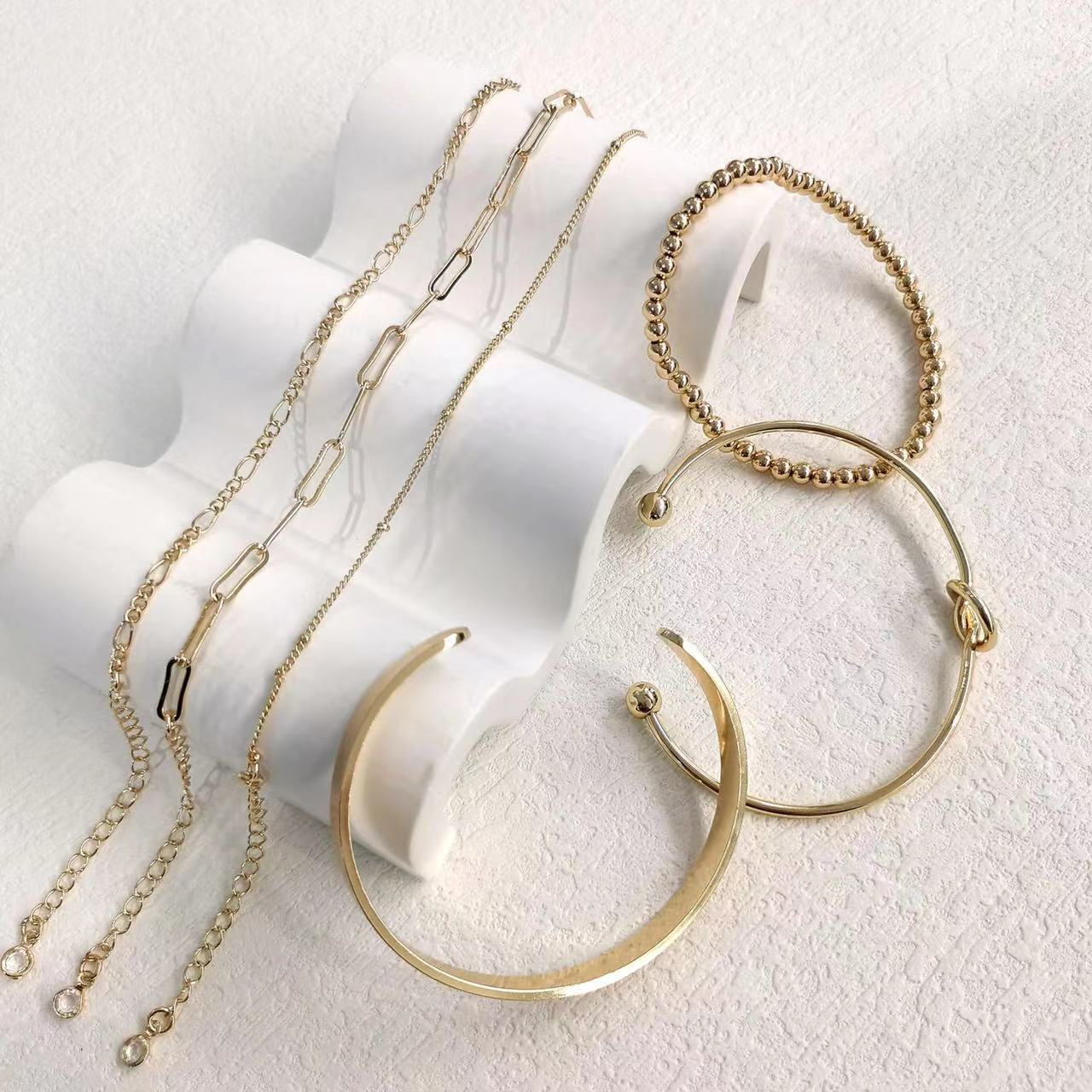 Brass Electroplating Fashion Love Multi-layer Stackable Ladies - FASHIONKULTUR