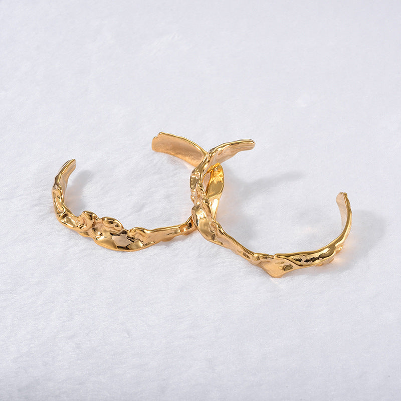 European And American Retro Bracelet Burning Lava Irregular Bracelet - FASHIONKULTUR