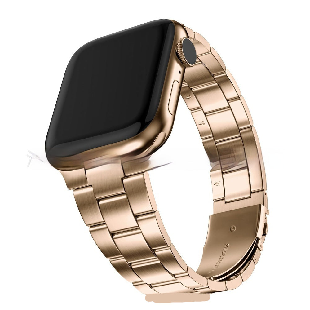 Quick Release Three Beads Small Waist Stainless Steel Watch Strap - FASHIONKULTUR