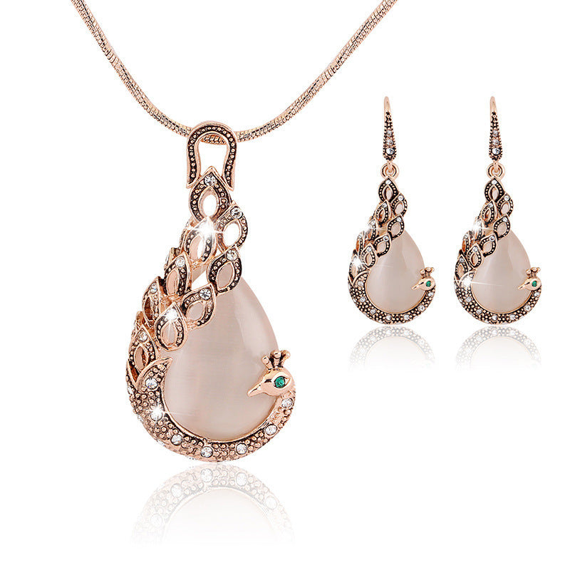 Peacock Jewelry Set - FASHIONKULTUR