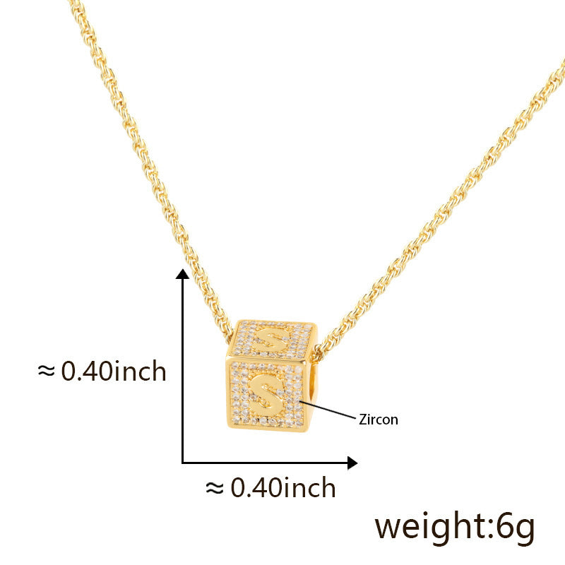 Fashion 26 English Letter Necklace Pendant - FASHIONKULTUR