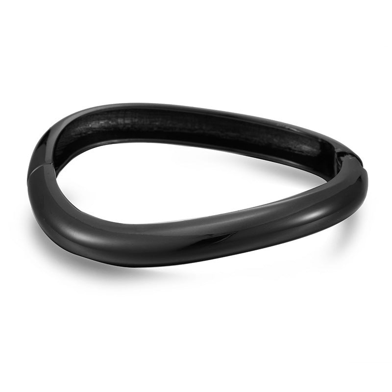 Asymmetric Simple High-grade Irregular Zinc Alloy Bracelet - FASHIONKULTUR
