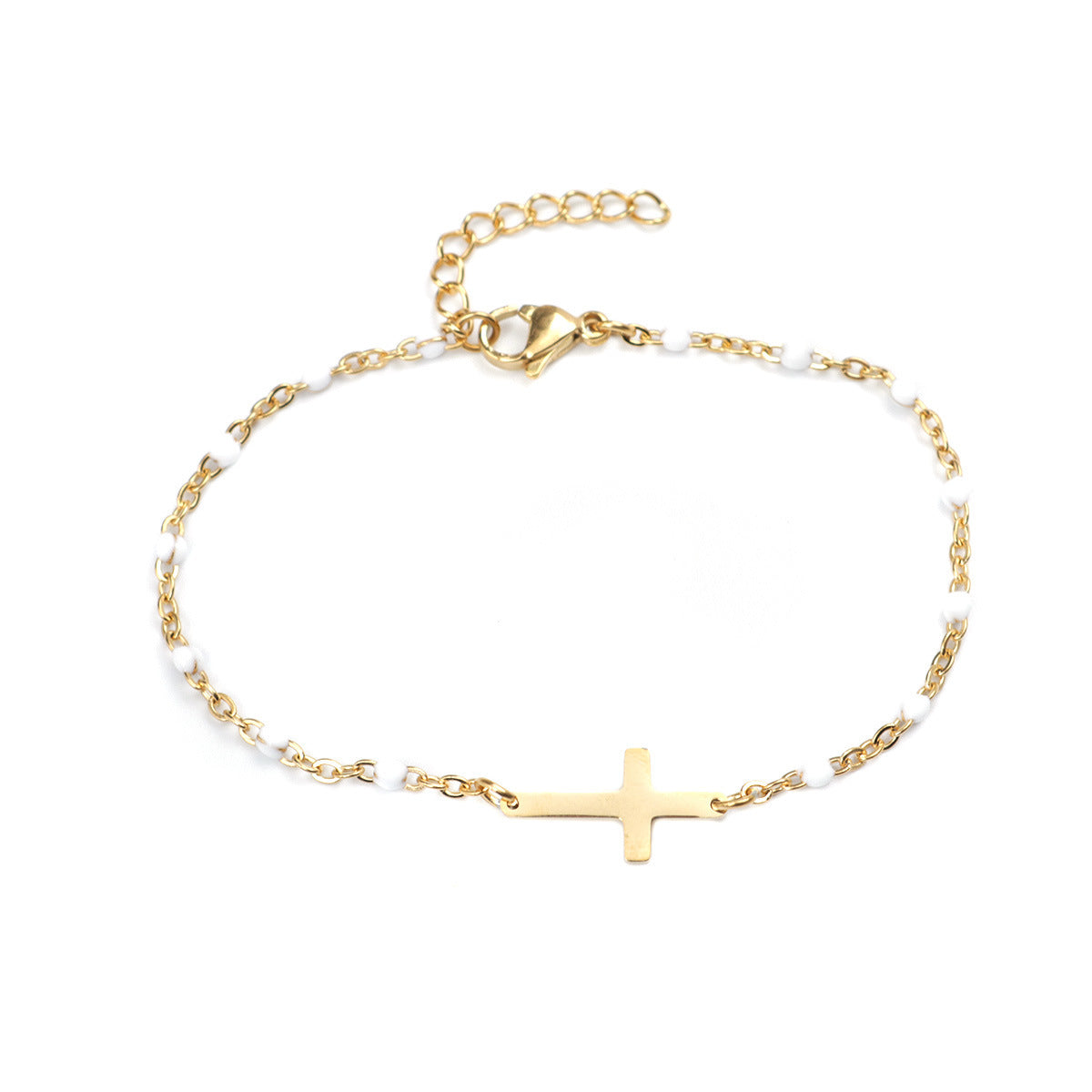 Fashion Cross Stainless Steel Bracelet - FASHIONKULTUR