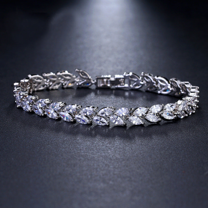 Fashion horse eye zircon bracelet - FASHIONKULTUR