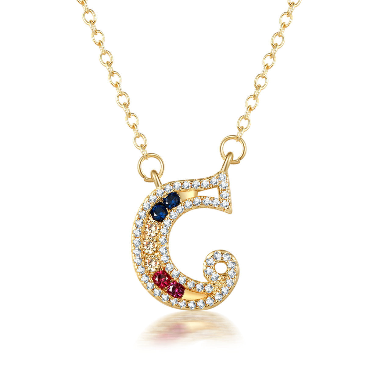 26 letters pendant necklace - FASHIONKULTUR