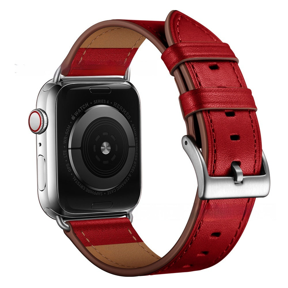 Classic Top Layer Leather Smart Watch Band - FASHIONKULTUR