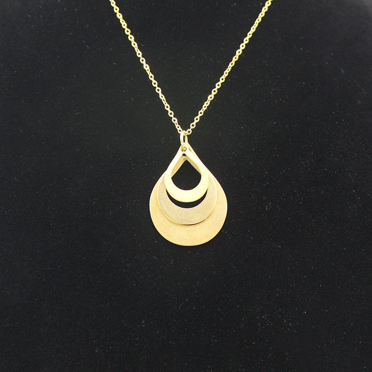 Cross Border Water Drop Combination Personalized Pendant - FASHIONKULTUR