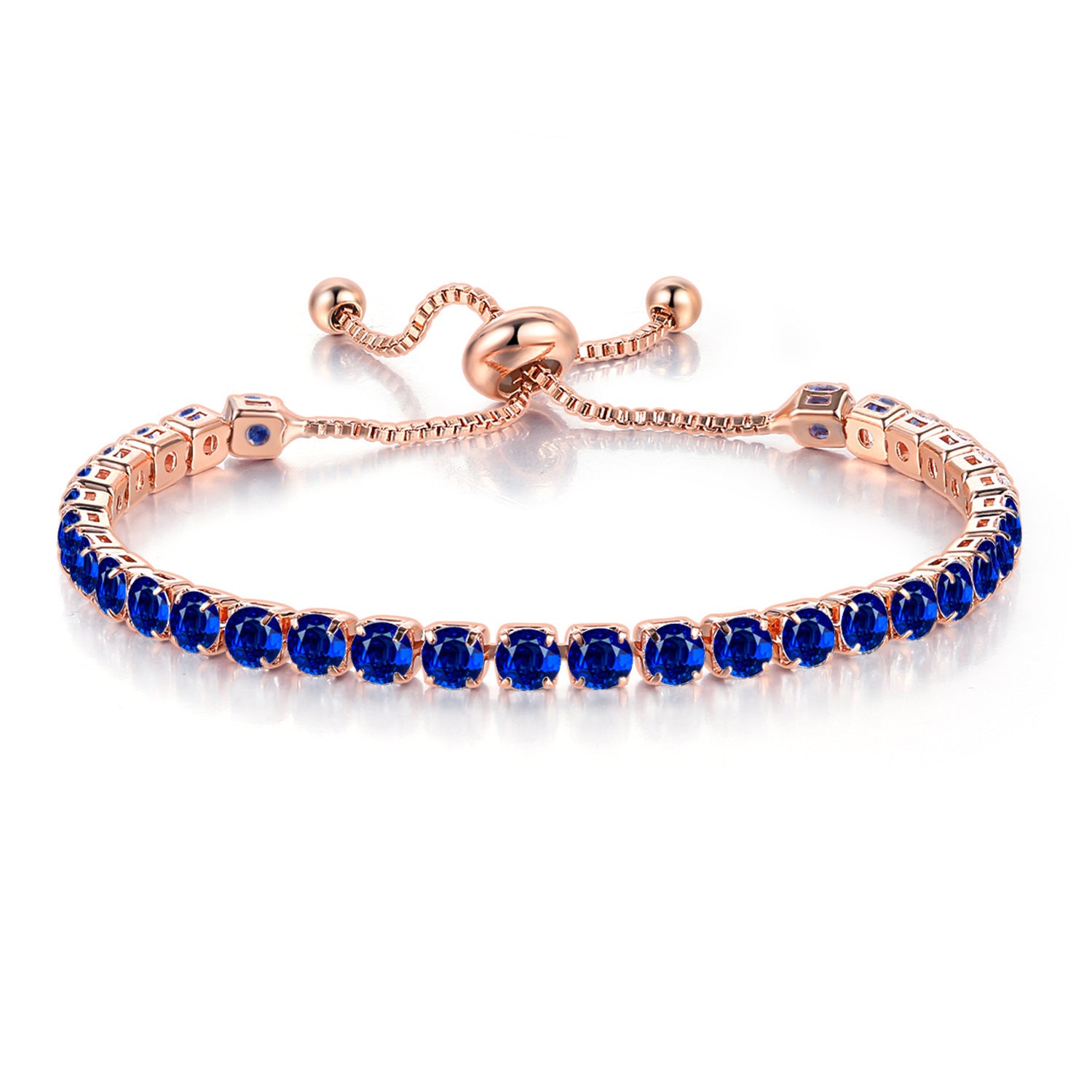 European and American cross-border exclusive jewelry inlaid crystal push-pull bracelet ladies gold full diamond single-row jewelry wholesale - FASHIONKULTUR