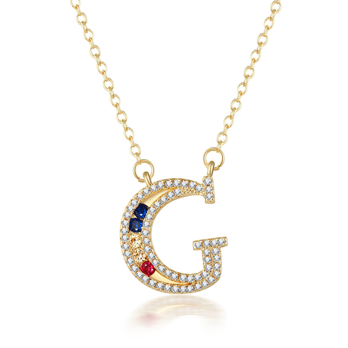 26 letters pendant necklace - FASHIONKULTUR