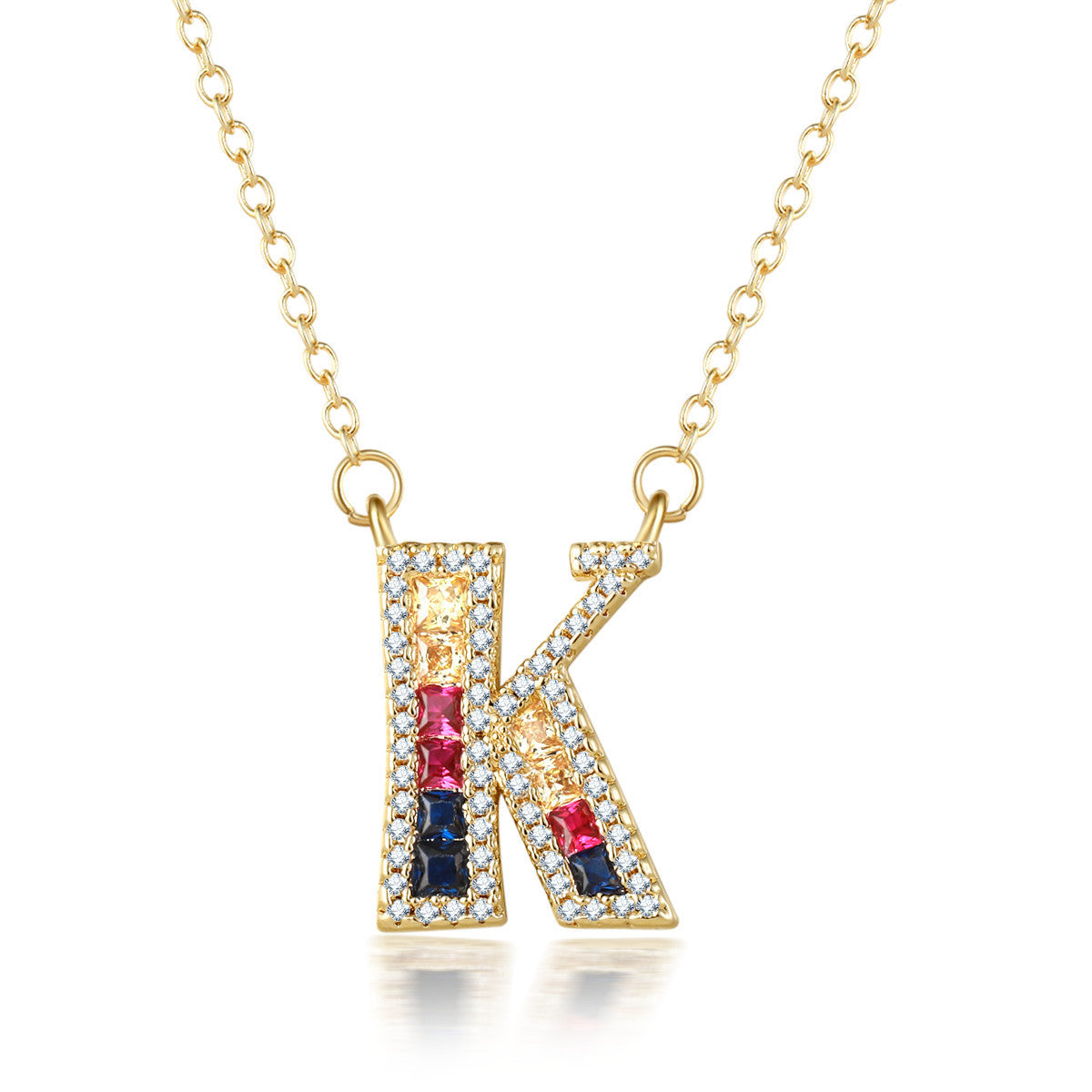 26 letters pendant necklace - FASHIONKULTUR