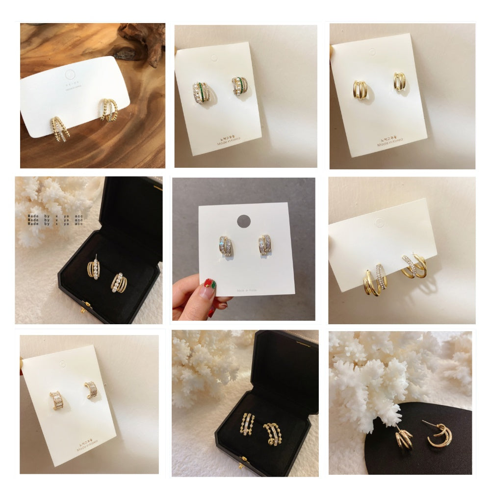 Retro temperament all-match earrings - FASHIONKULTUR