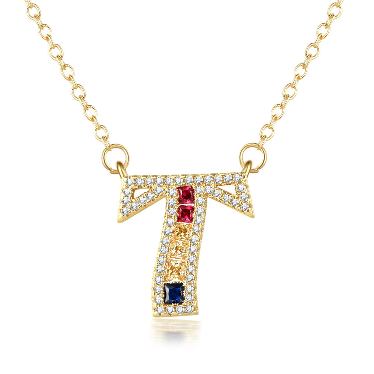 26 letters pendant necklace - FASHIONKULTUR