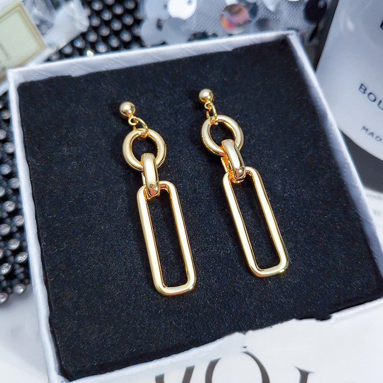 Metal high-quality earrings irregular earrings - FASHIONKULTUR